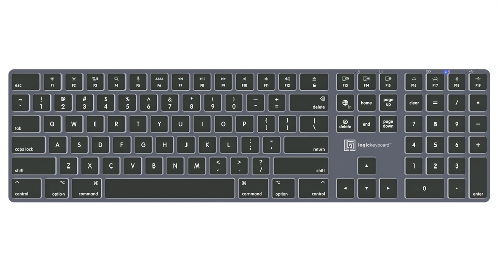 MacOS keyboard<br>TITAN Slimline Keyboard – Mac<br>US English